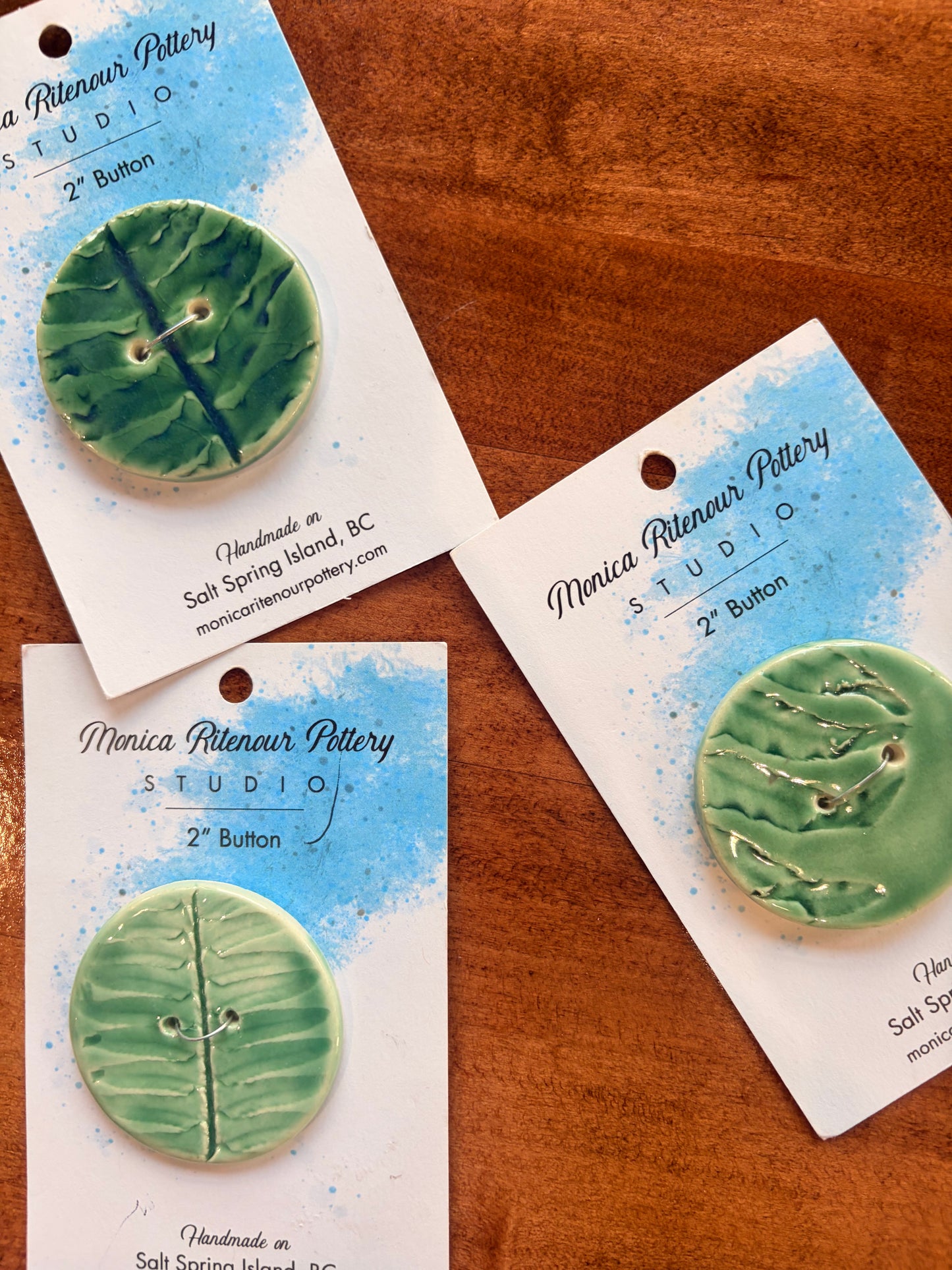 Leaf Button | 2”