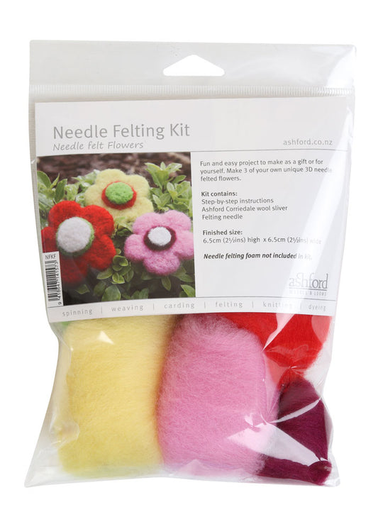 Needle Felting Kit | Flowers