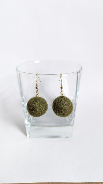 Felted Earrings
