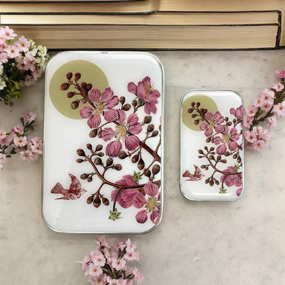 Cherry Blossom & Swallows | Notions Tin