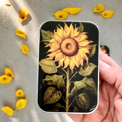 Sunflower Tin | Notions Tin