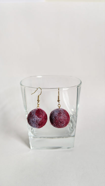 Felted Earrings