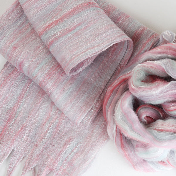 Silk Merino Scarf | Nuno Felting Kit