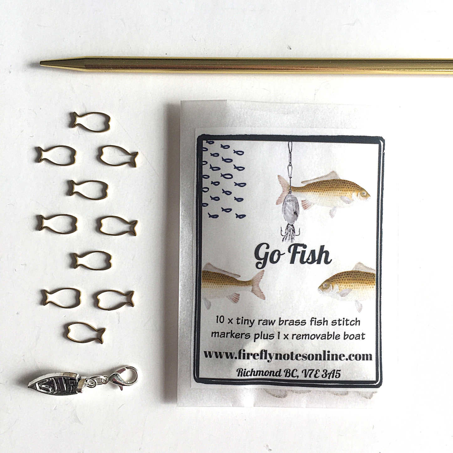 Go Fish | Stitch Markers & Progress Keeper