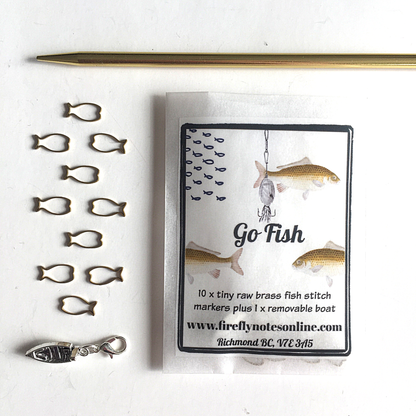 Go Fish | Stitch Markers & Progress Keeper