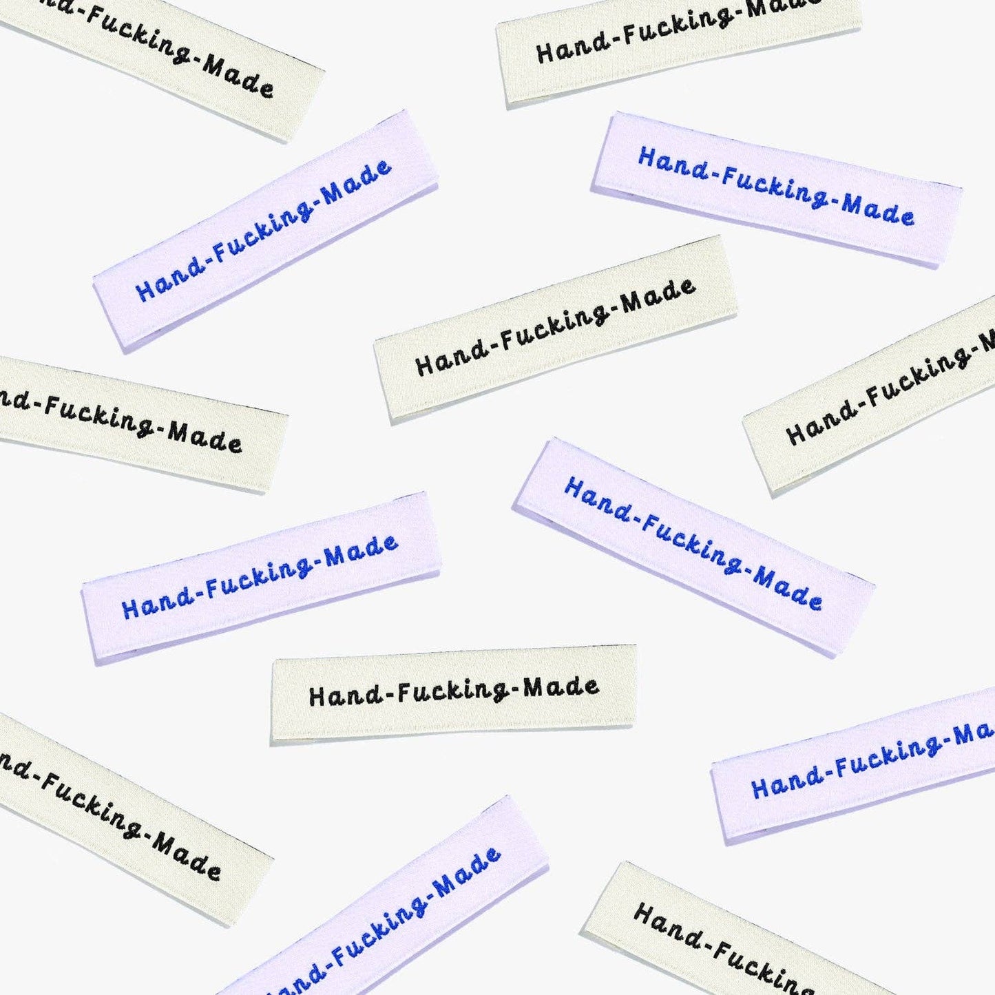 Hand-Fucking-Made Woven Labels