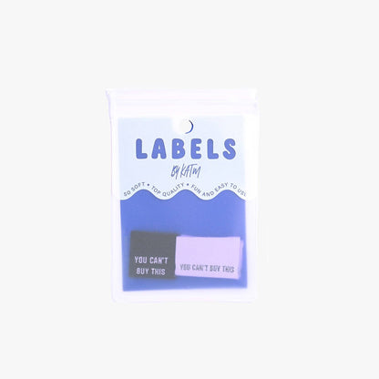 You Can't Buy This (Metallic) Woven Labels