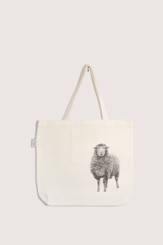 Sheep Tote Bag - With Pocket