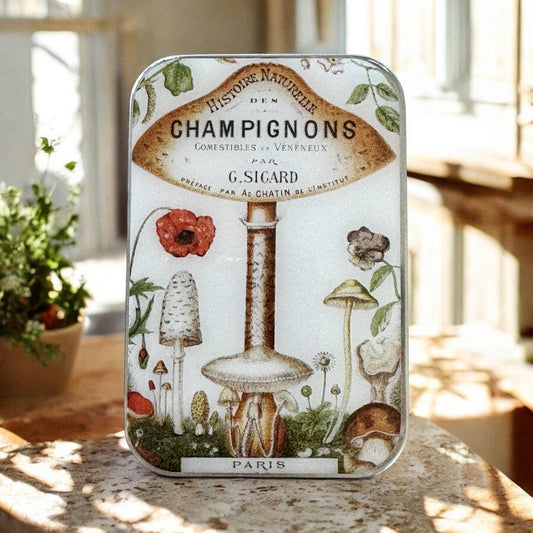 Vintage Mushroom | Notions Tin