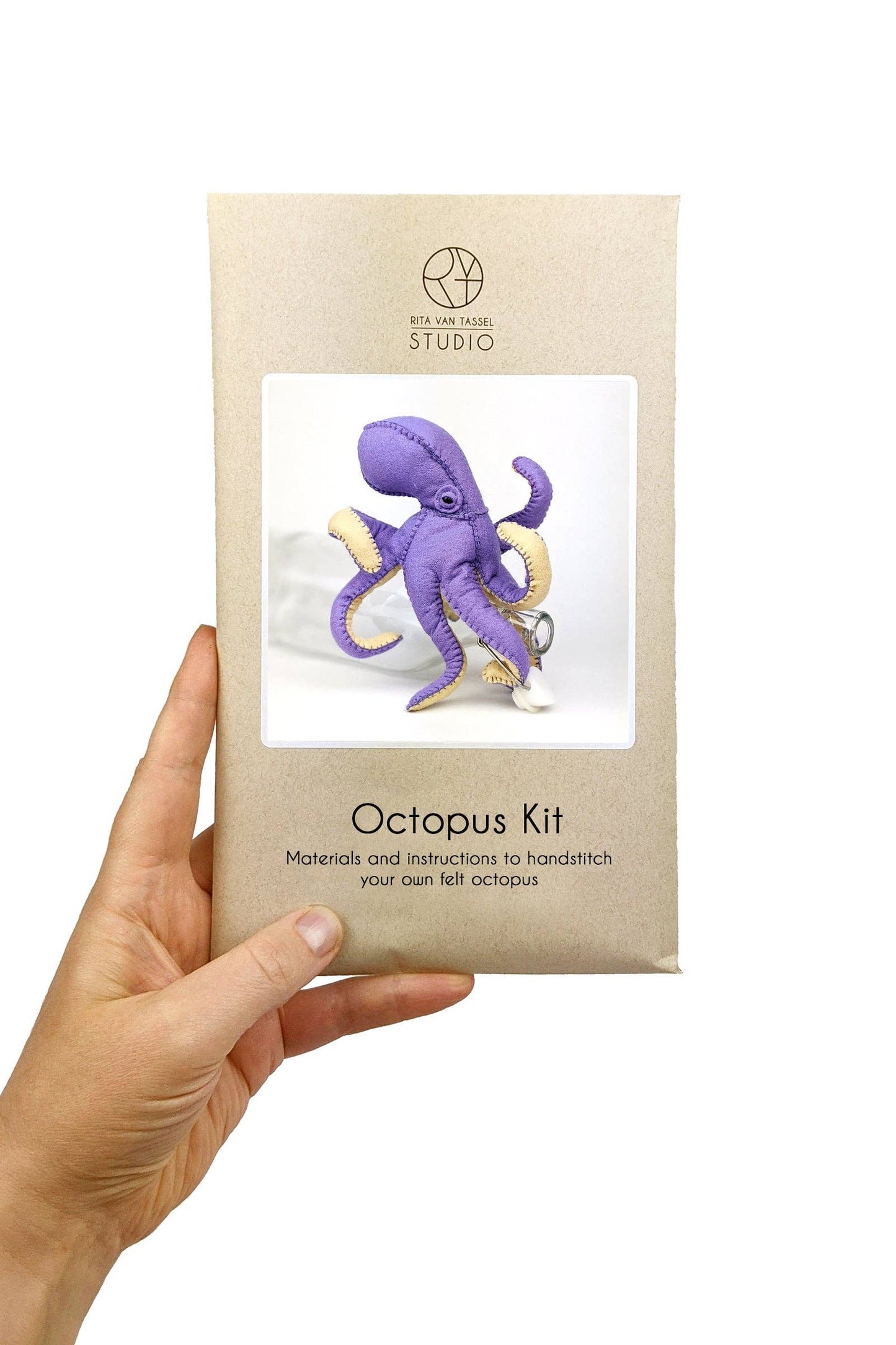 Octopus Hand Stitching Felt Kit