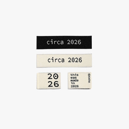 Circa 2026 Woven Labels