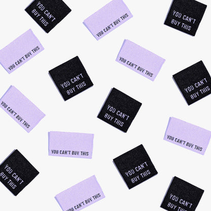 You Can't Buy This (Metallic) Woven Labels