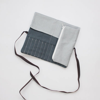 Noah the Polar Fox | Needle Case | Pencil Case | Pencil Roll