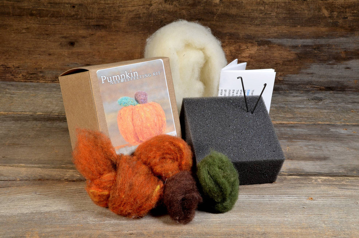 Pumpkin Needle Felting Kit