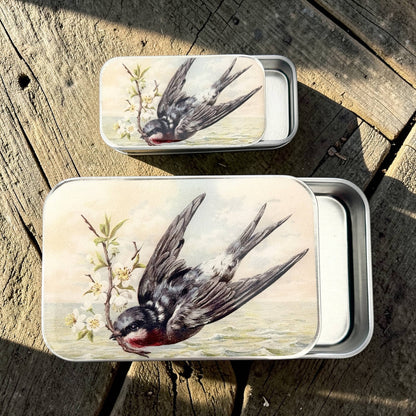 Spring Swallow | Notions Tin (Large)