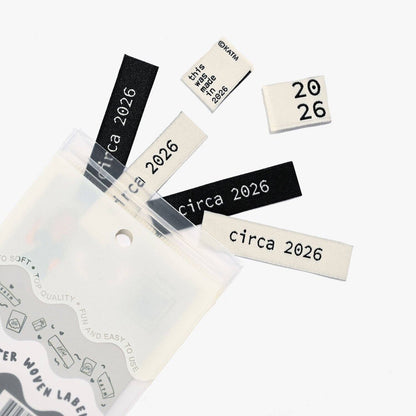 Circa 2026 Woven Labels
