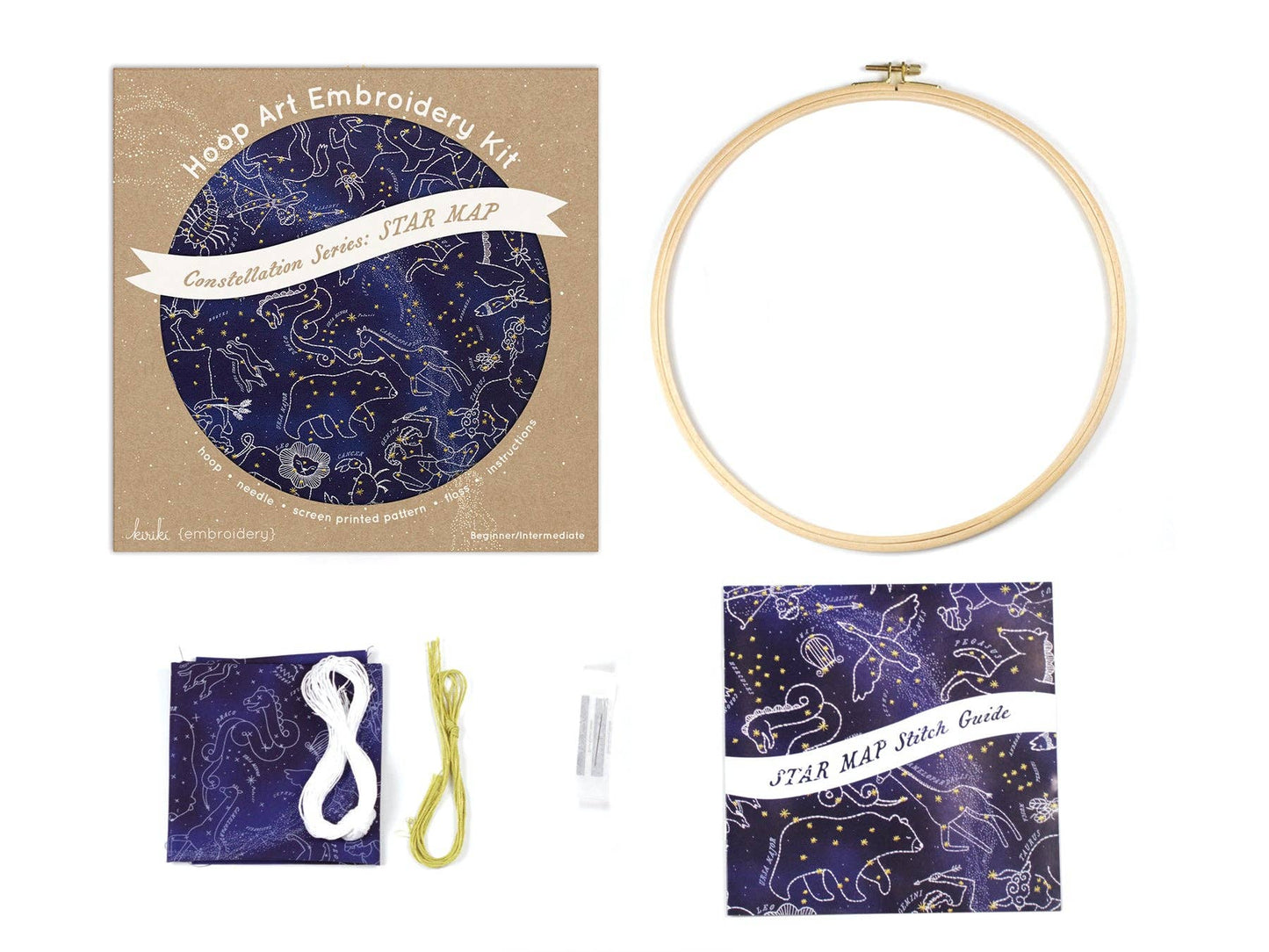 Star Map | 11" Hoop Kit | Embroidery