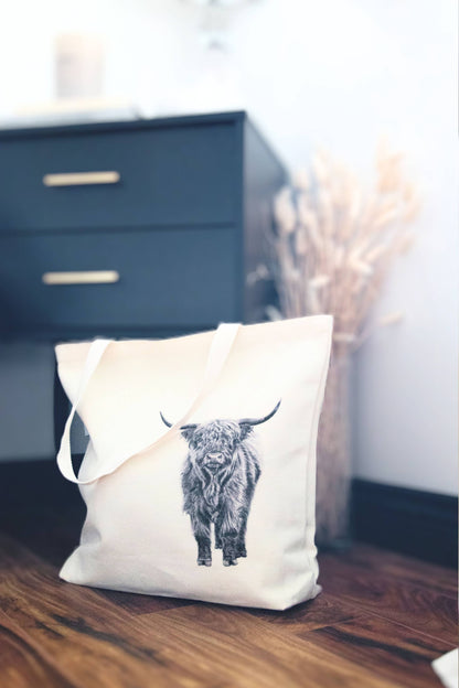 Bison Tote Bag - With Pocket