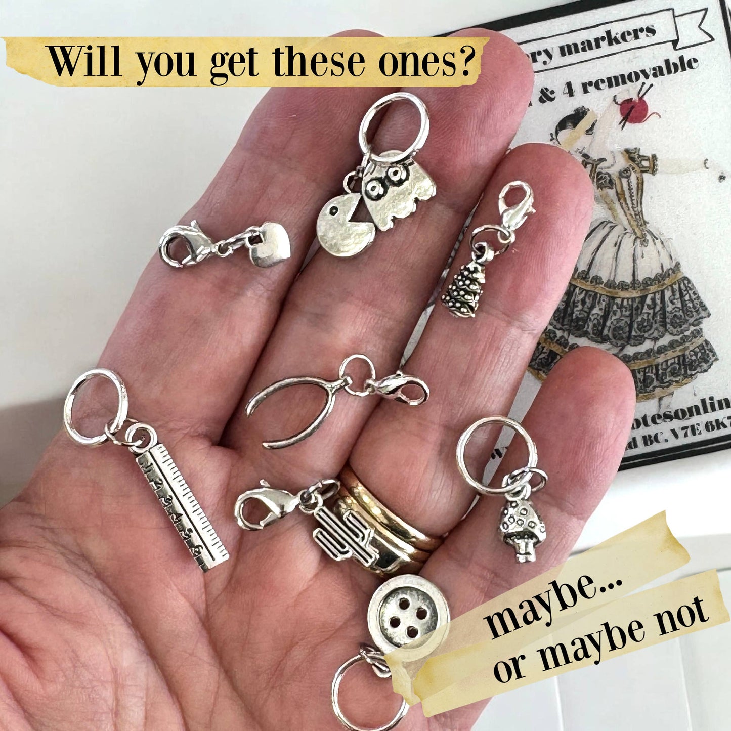 Mystery Pack | Stitch Markers & Progress Keepers