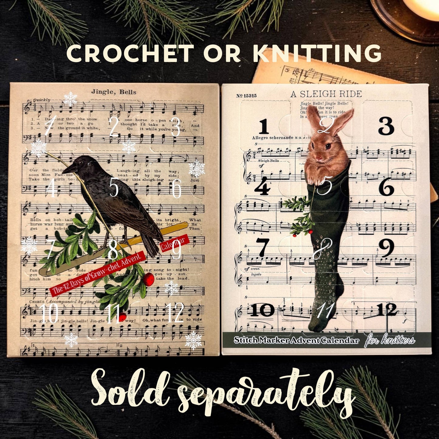 2026 CROCHET Stitch marker Advent Calendar