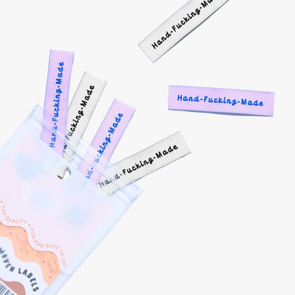 Hand-Fucking-Made Woven Labels