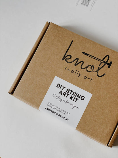 Pilea Plant DIY String Art Kit