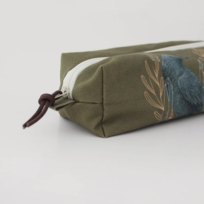 Amber the Raven | Square Pouch | Pencil Case | Cosmetic Bag