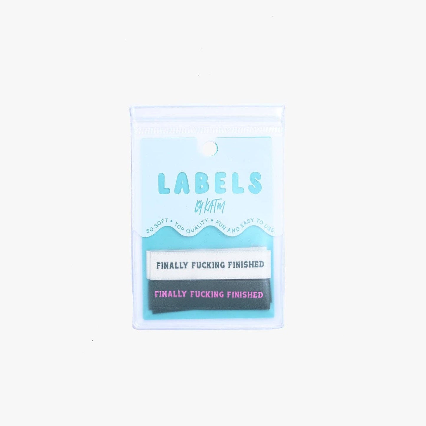 Finally Fucking Finished Woven Labels