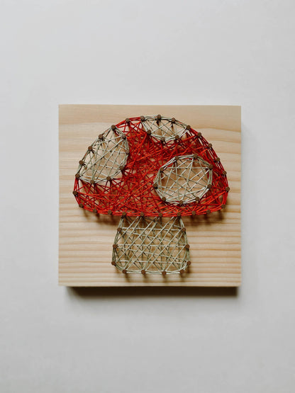 Mushroom DIY String Art Kit