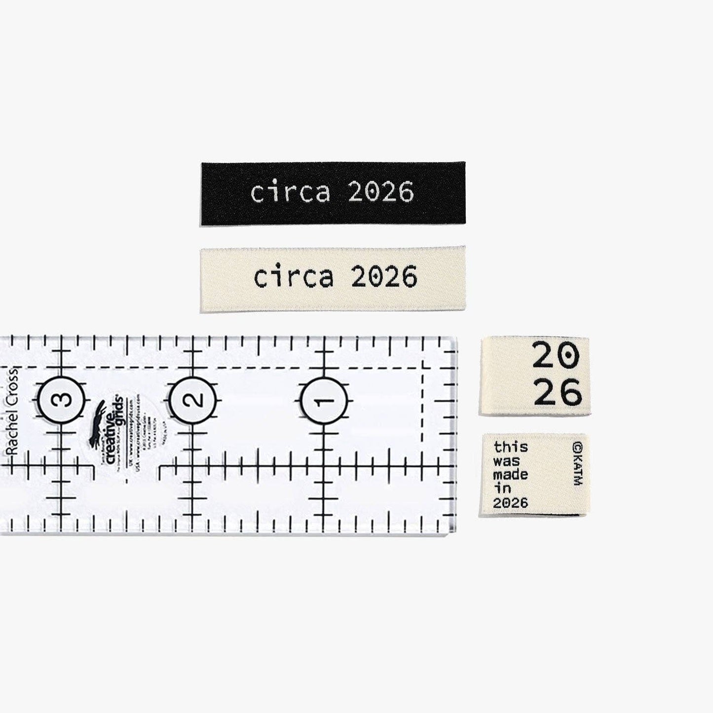 Circa 2026 Woven Labels