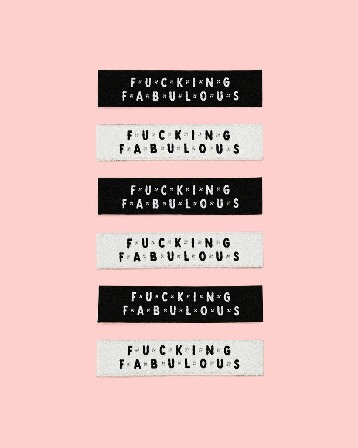 Fucking Fabulous Woven Labels | Garment Tags