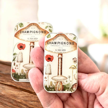 Vintage Mushroom | Notions Tin