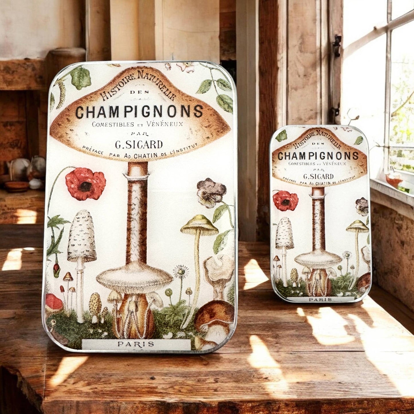 Vintage Mushroom | Notions Tin