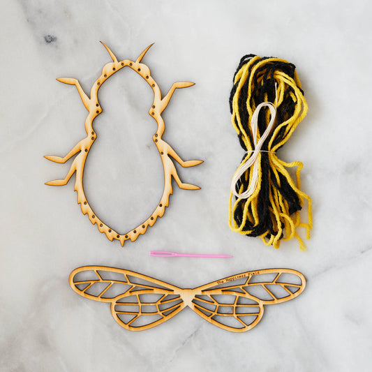 Weaving Craft Kit - Bee Shape Loom