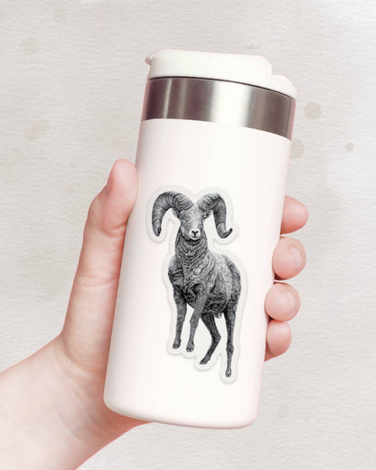 Ram Sticker - Dishwasher Safe