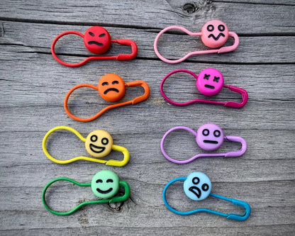 Mood Markers Bulb Pin Stitch/Progress Keepers | Set of 8