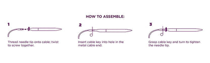 Interchangeable Knitting Needles - Foursquare Majestic Options Interchangeable Circular Set