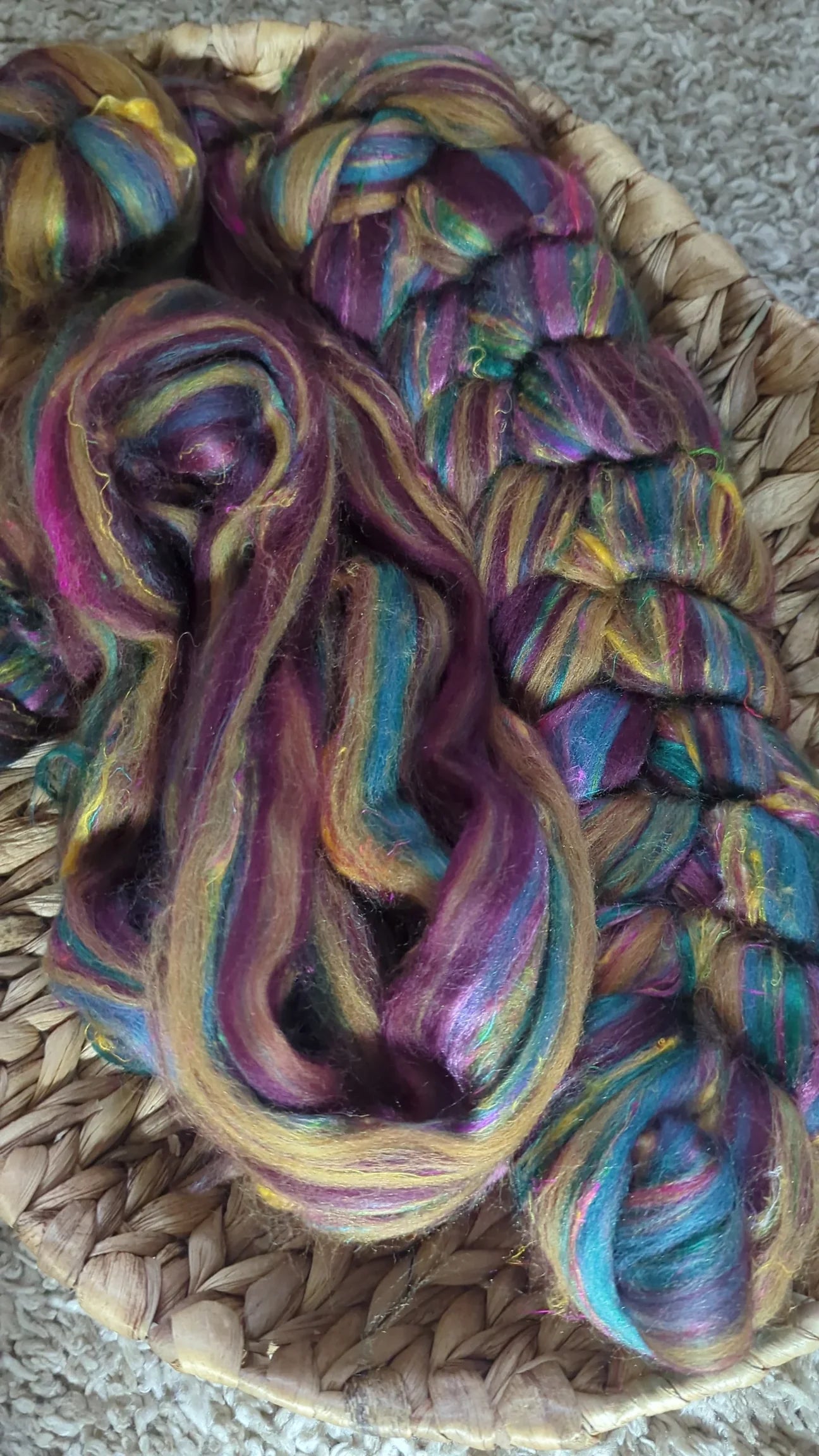 Merino, Tussah Silk, Bamboo, Sari Silk | Braid | 100g