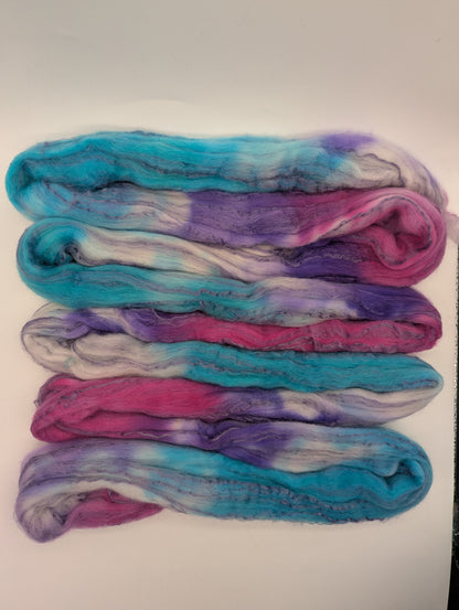 80/20 Hand Dyed Polwarth/Bamboo 100g