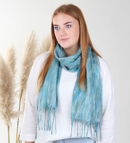 Silk Merino Scarf | Nuno Felting Kit