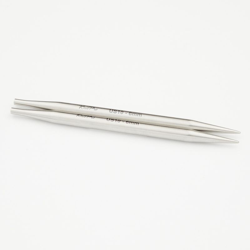 Stelo Interchangeable Circular Needle Tips | 4" & 5" (10 / 12.7cm) | Stainless Steel