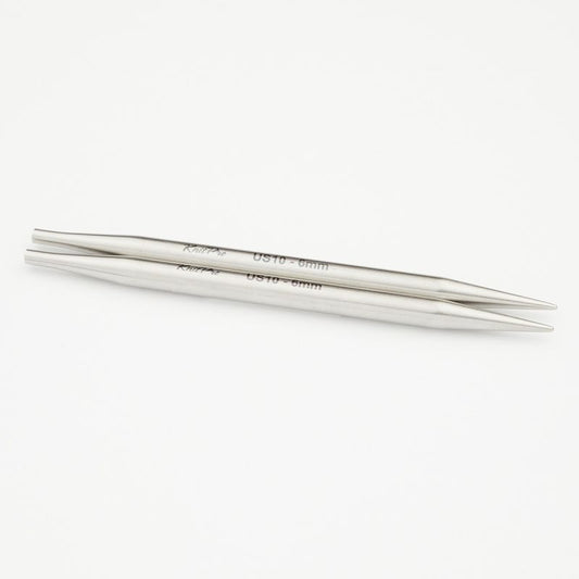 Stelo Interchangeable Circular Needle Tips | 4" & 5" (10 / 12.7cm) | Stainless Steel